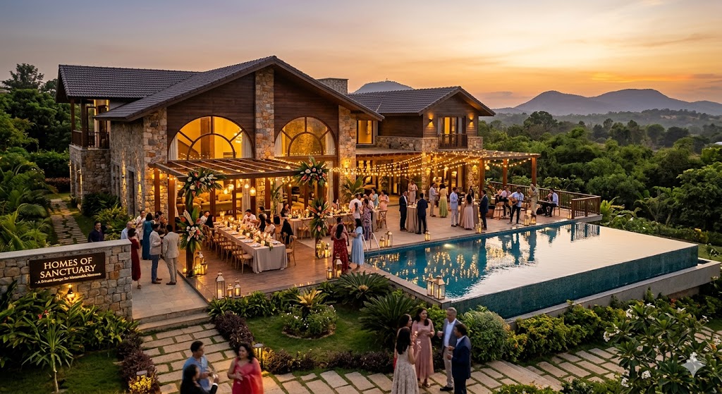 Celebration Villa Near Bangalore – Homes of Sanctuary: A Private Escape for Memorable Moments
